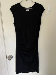 Bae The Label maternity dress Size S Black Bodycon Cap Sleeve - Picture 1 of 2