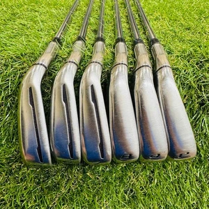 [Lefty / TaylorMade] M2 Iron Set 6pcs 5-6-7-8-9-Pw Shaft Original Steel Flex S - Picture 1 of 24