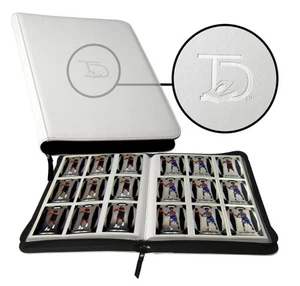 500 Card Ringless Zip Binder Pro - 9-Pocket Pages Side Load Sleeve TCG Storag... - Picture 1 of 8