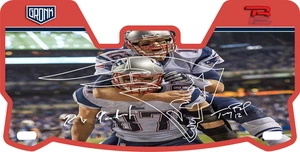 Patriots JEDER SPIELER FS Fußball Visier, universelle Passform mehrere Designs mit Clips - Bild 1 von 14