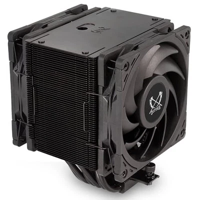 Scythe SCMG-6000DBE Side Flow CPU Cooler MUGEN6 Black Edition Dual Fan 6 mm - Image 1 of 3