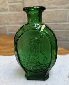 1979 DAR Daughters of the American Revolution Green Glass Bottle Farming - Picture 1 of 7