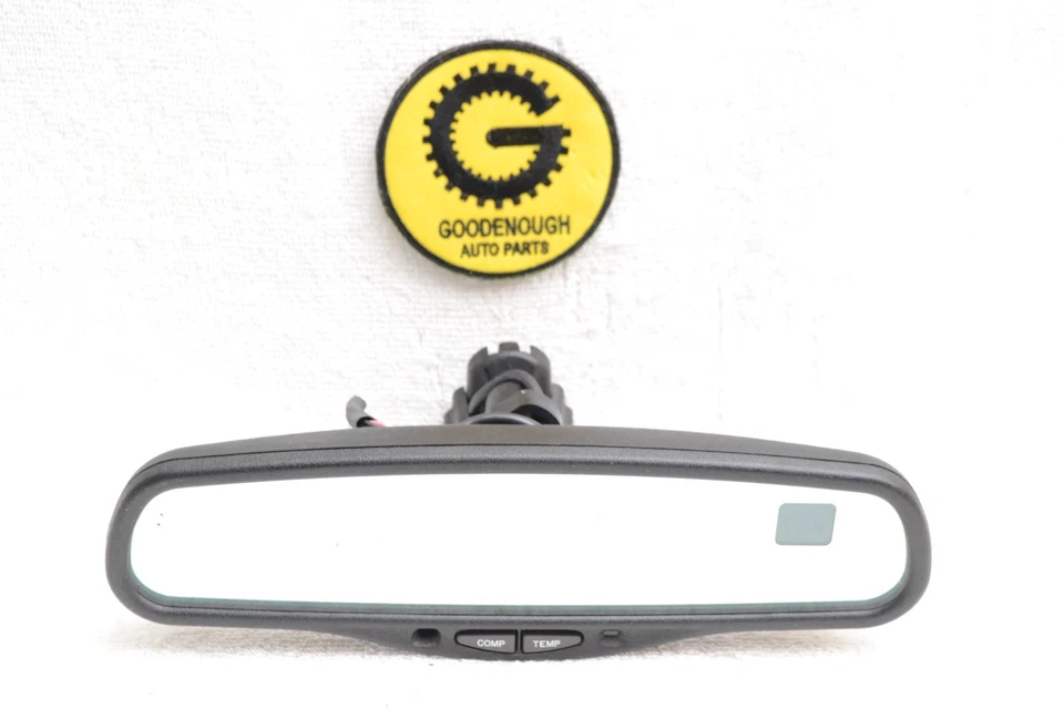Silverado Tahoe Espelho Retrovisor Bússola Temp Auto Dim Retrovisor OEM GNTX - Imagem 1 de 4