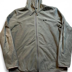 Vintage Y2K Full Zip Oakley grau Fleece leichte Jacke Gr. Large. - Bild 1 von 5