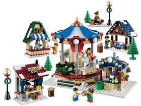 LEGO Creator Expert:Winter Village Market(10235) horse ride, drinks station only