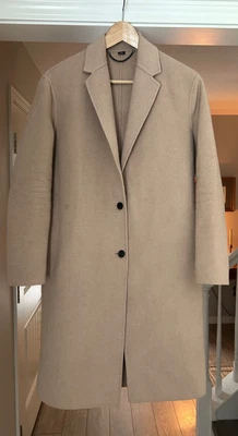 All Saints Women's Wool Coat - Tan - Size Small - Some Marks As Shown in Images - Image 1 of 4
