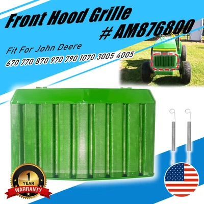 Grelha frontal do capô para John Deere 670 770 870 970 790 1070 3005 4005 # AM876800 - Imagem 1 de 4