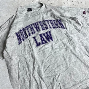 Northwestern Law Short Sleeves T-Shirt Size L - Picture 1 of 8