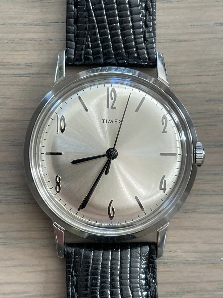 Reloj Timex Marlin Plateado Hombre - Reedición Años 60 TW2R47900ZV Foto 1 de 4