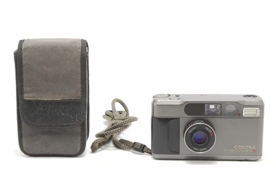 READ [EXC+5] Contax T2 Titan Black 35mm Point & Shoot Film Camera From JAPAN - Image 1 of 4