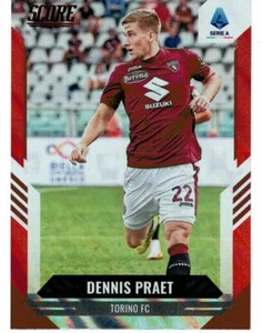 PANINI SCORE SERIE A 2021-2022 PARALLEL CARD N. 135 PRAET RED LAVA TORINO - Picture 1 of 2