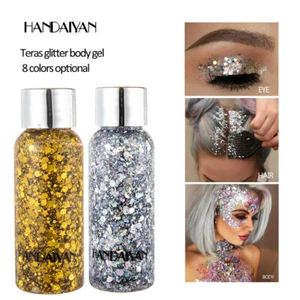 Liquid Glitter Eyeshadow Gel - Face & Body Sparkle, Longwear Shimmer - Picture 1 of 19