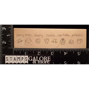 SELLOS DE GOMA LINKY ANTICS SECRETOS COMPRAS CHOCOLATE CAFÉ NOVIAS #835 - Imagen 1 de 3