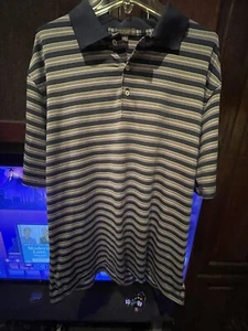 Peter Millar Summer Comfort Golf Polo Shirt Multi-Colored Mens Short Sleeve XL - Picture 1 of 3