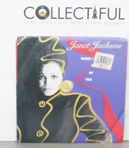 JANET JACKSON - WHEN I THINK OF YOU - 1986 - MIT BILDHÜLLE - 7" SINGLE 45🔥 - Bild 1 von 2
