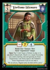 Legend of the Five Rings L5R CCG KD Khan's Defiance Yoritomo Utemaro (Exp)