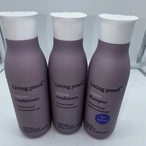Living Proof Restore Shampoo 8 oz Plus Two Conditioner 8 oz - Picture 1 of 2