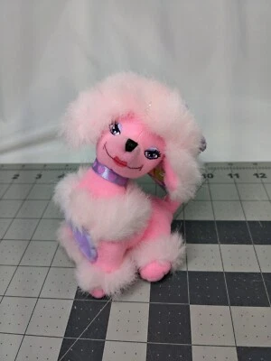 Barbie Mascotas Posh Peluche Caniche Rosa 6 Pulgadas Clip En Juguete de Peluche Foto 1 de 4