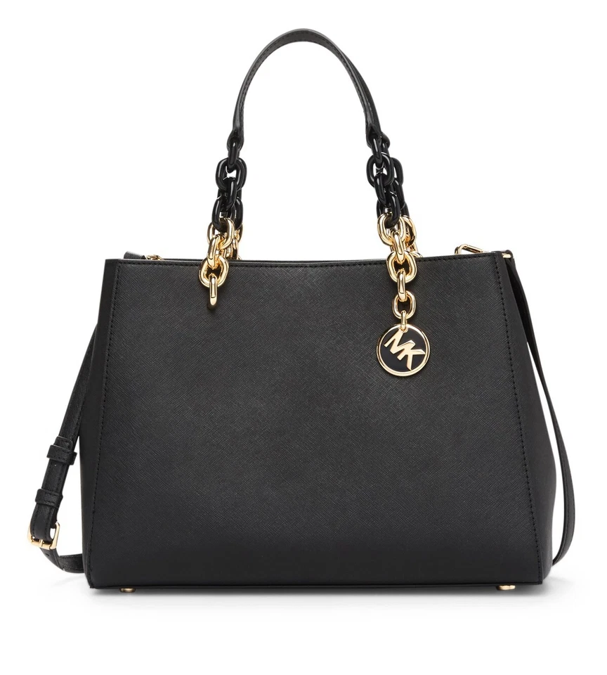 Michael Kors Cynthia Ladies Medium Leather Satchel Handbag 30f7gcys2l