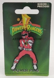 POWER RANGERS PINK PINS POWER MIGHTY MORPHIN GIOCHI PREZIOSI VINTAGE 1995 NEW - Picture 1 of 3