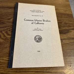 Common Marine Bivalves of California, 1953, Fish Bulletin No. 90 - Imagen 1 de 7
