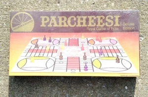 Vintage Brand New Parcheesi Deluxe Edition in Plastic Cover Never Opened - Picture 1 of 4
