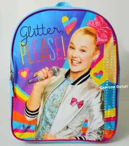 JOJO SIWA LARGE BACKPACK 15" GIRLS GIFT TRAVEL BAG PINK SCHOOL BACKPACK NEW - Picture 1 of 5