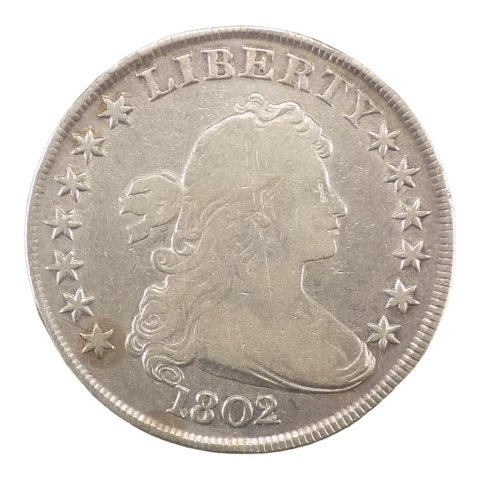 1802/1 Draped Bust Dollar Narrow Date #1070 Cover