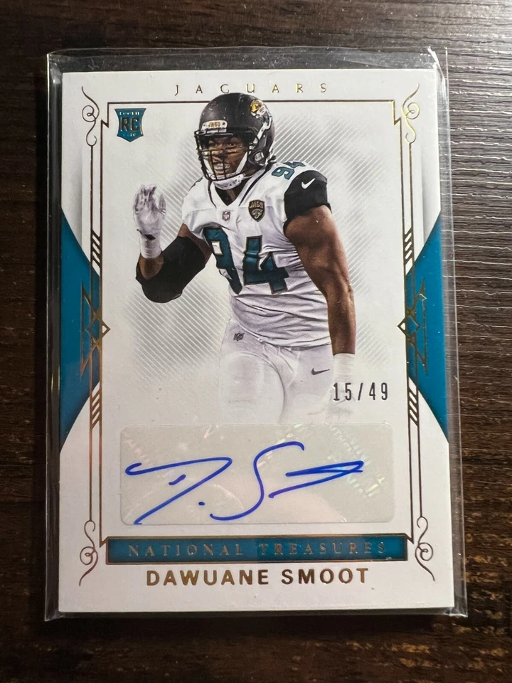 A102,222 - 2017 Panini National Treasures Gold #159 Dawuane Smoot Auto/49 - Image 1 of 1