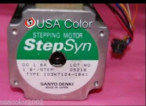 FUJI FRONTIER 118C890007D SANYO DENKI STEPPING MOTOR 103H72124-1641 - Picture 1 of 4