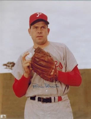 Autographed Robin Roberts Philadelphia Phillies Color 8x10 Photo Lot Of 2 - Image 1 of 2