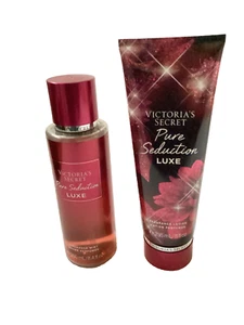VICTORIA'S SECRET PURE SEDUCTION LUXE FRAGRANCE MIST SPRAY 8.4  & LOTION 8oz NEW - Picture 1 of 3