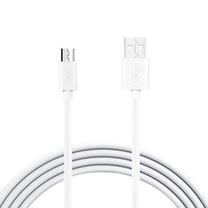 Reiko 3.3Ft PVC Material Micro USB 2.0 Data Cable in White & Simple Packaging | - Picture 1 of 3