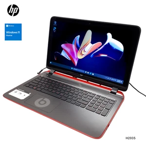 Hp Beats 15 Notebook 15.6-in Touch Laptop AMD A10-7300 R6 8GB 1TB Win 11 H2935 - Picture 1 of 17