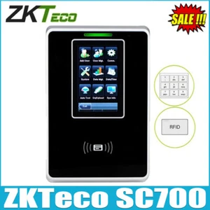 ZKTeco SC700 TCP/IP ID IC ADMS Reloj de Tiempo Asistencia Control de Acceso Controlador - Imagen 1 de 6