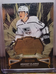 2022-23 Upper Deck SPx Finite Rookies Gold #F-49 Brandt Clarke /299