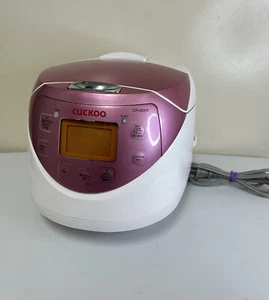 Cuckoo CR-0631F Rice Cooker 6 Cups Uncooked 3 Liters 3.2 Quarts Pink Rose - Picture 1 of 10
