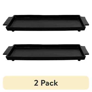 (2 pack) Better Homes & Gardens Cast Iron Finish Tray - Picture 1 of 6