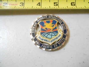 RARE COMMANDER 515 AIR MOBILITY OPERATIONS WING PACIFIC MILITARY CHALLENGE COIN - Picture 1 of 4