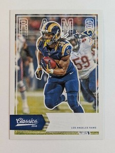2016 Panini Classics Todd Gurley Los Angeles Rams No Name Variation SP 