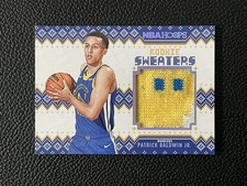 2022-23 NBA Hoops Patrick Baldwin Jr. #RS-PB Rookie Sweaters Golden State