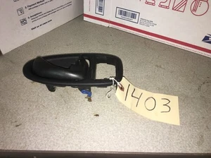 Interior Door Handle For 96-2002 Saturn Rear Passenger Black Plastic - Foto 1 di 6
