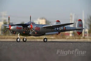 Freewing Flightline P 38L Lightning Pacific Silver EPO 1600mm PNP Warbird WWII - Bild 1 von 4