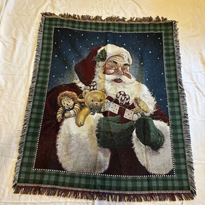 Mohawk Home Weihnachtsmann Weihnachtsmann Gobelin Überwurf Decke - Bild 1 von 4