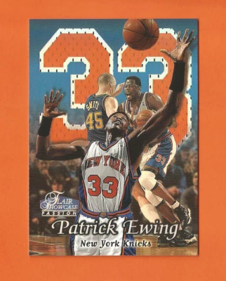 1998-99 FLAIR SHOWCASE PASSION PATRICK EWING ROW 2 SEAT 41 NEW YORK KNICKS - Image 1 of 2