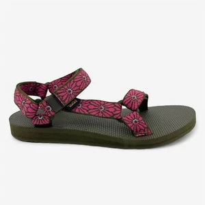 Teva Original Universal Pink Brown Womens Sandal Slip-On - Picture 1 of 6