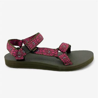 Sandalia sin cordones Teva Original Universal Rosa Marrón para mujer Foto 1 de 4