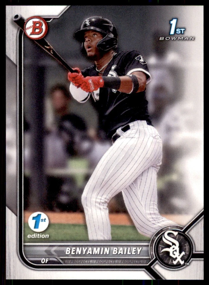 Benyamin Bailey 2022 Bowman 1st Edition Rookie First Card RC #BPPF-8 Chicago - Image 1 of 2