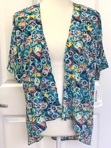 NWT Lularoe Bianka Floral Open Kimono Lightweight Girls Kids Size 3 (10-14) - Picture 1 of 6