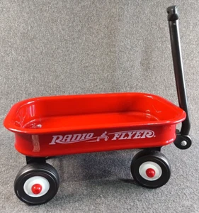 Red Radio Flyer Miniature Wagon 13" Doll Plush Childs Toy Display Piece - Picture 1 of 8